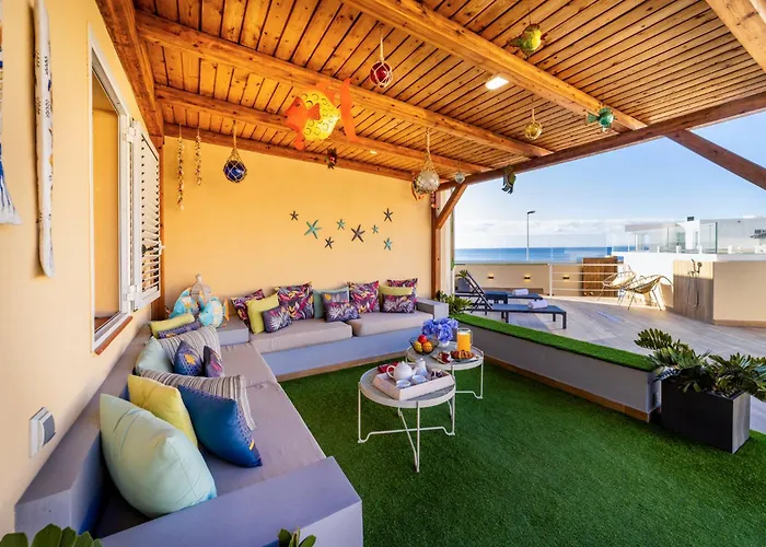 펜션 La Casa De Playa - Piscina Y Jacuzzi A 50m Del Mar